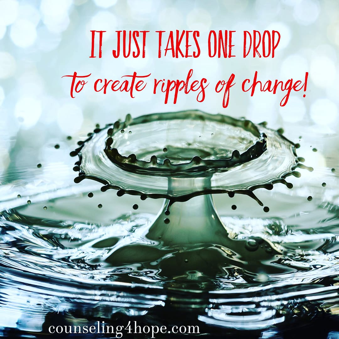 Small Steps to Big Change. Pushing Past the Overwhelm.