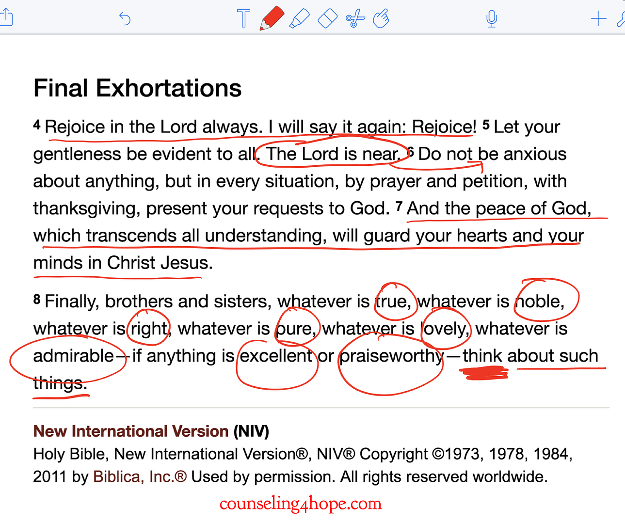 Anxiety and Philippians 4