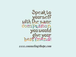 Be a Friend to Yourself