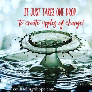 Small Steps to Big Change. Pushing Past the Overwhelm.