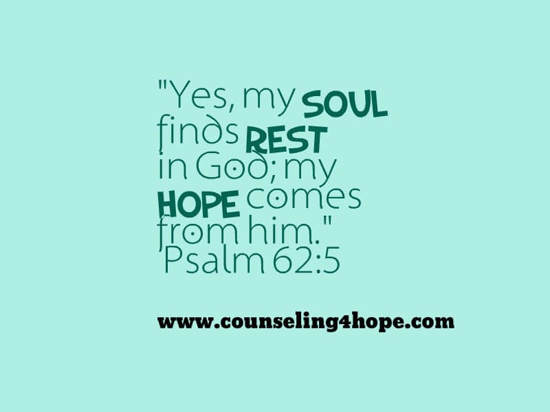 rest and hope in God
